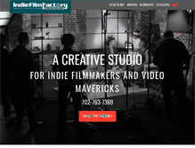 Tablet Screenshot of indiefilmfactory.com